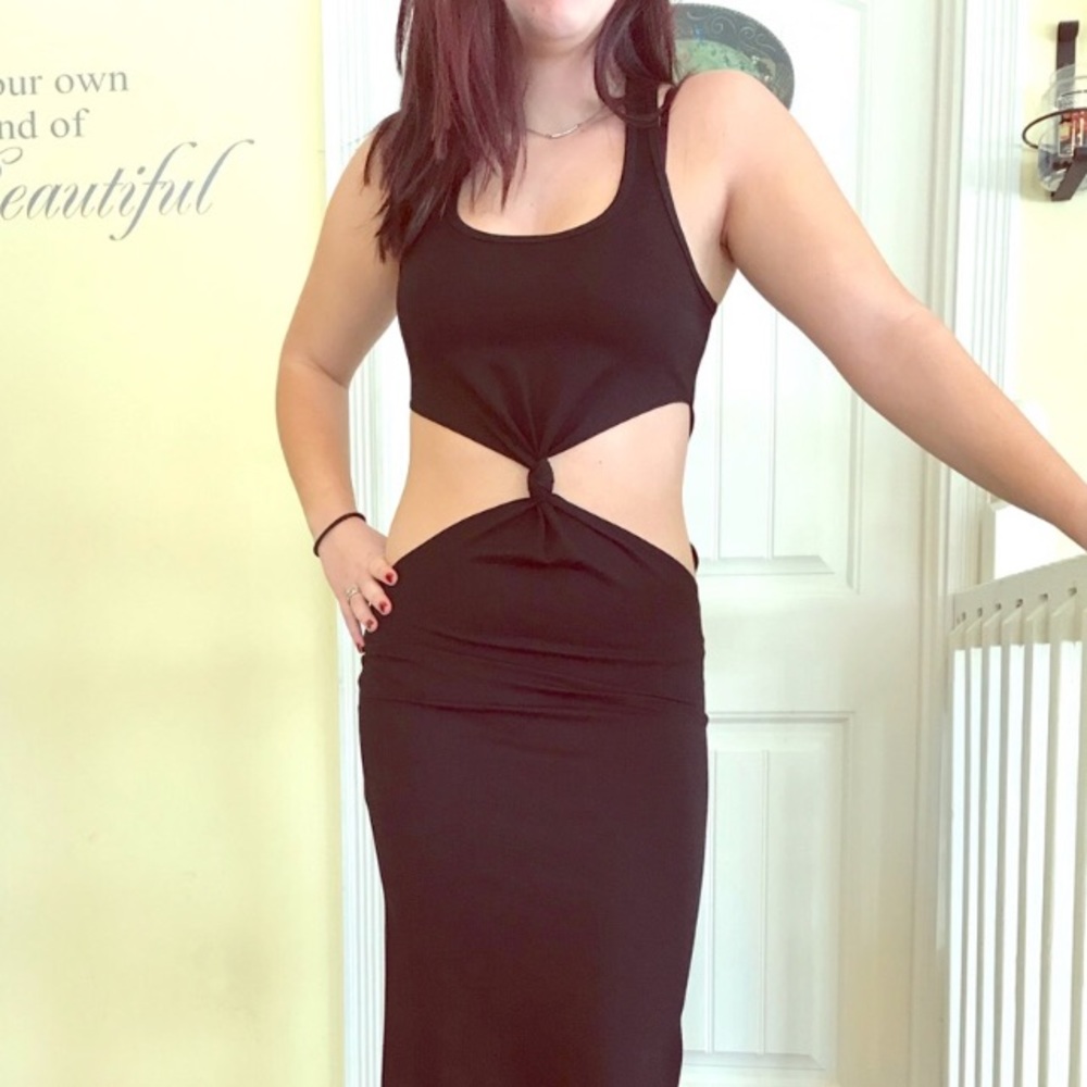 Torn by Ronny Kobo Katie LBD maxi dress Small - Picture 2 of 8